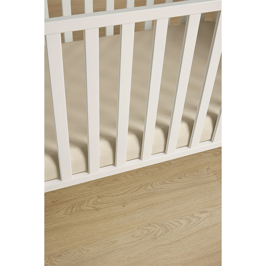 Lit bébé évolutif 70 x 140 cm Lovely Aliv off white/dark walnut 