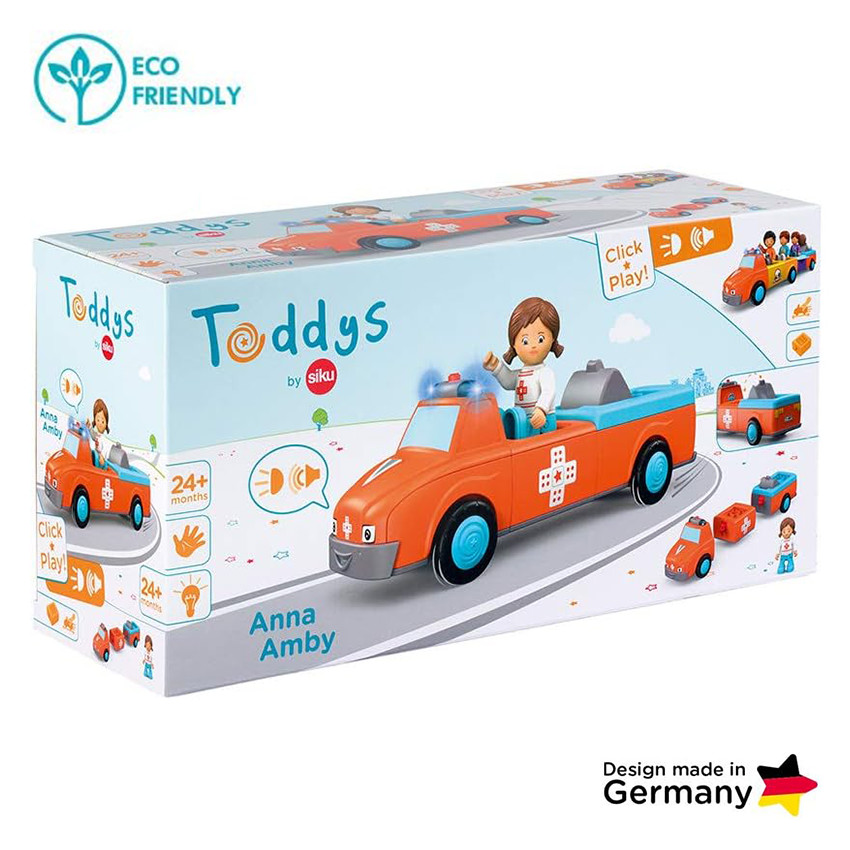 Véhicule 3 parties à assembler ambulance Anna Amby 