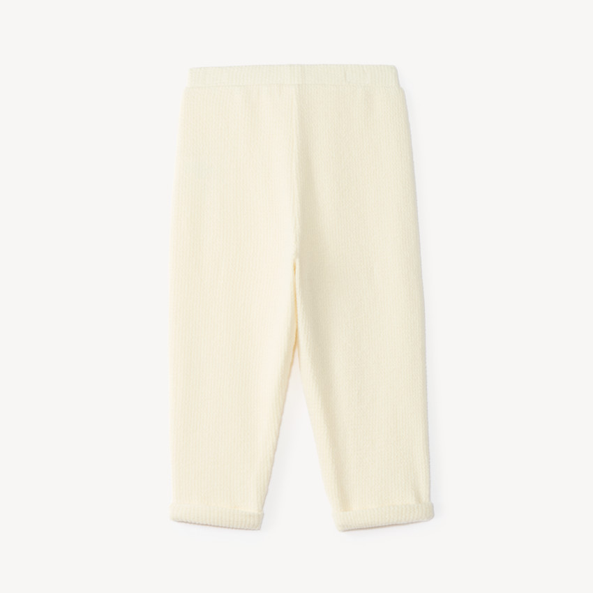 Pantalon de jogging bébé fille en tricot fantaisie 