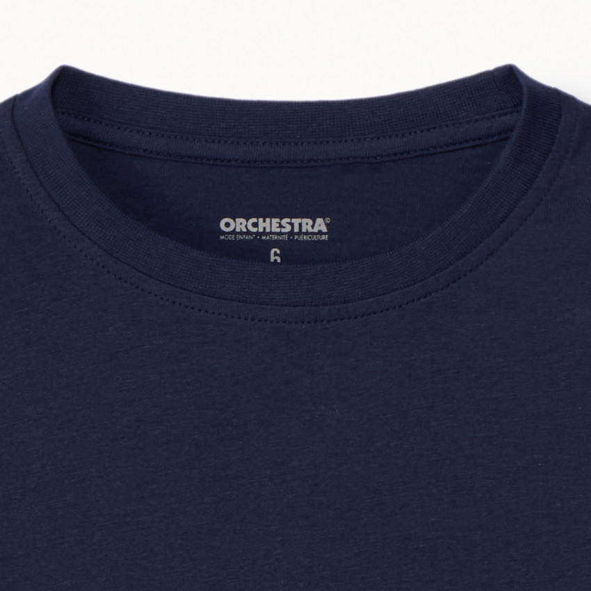 T-shirt manches courtes uni pour garçon 