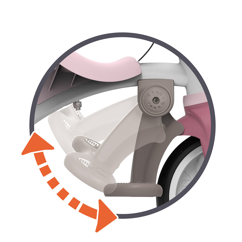 Tricycle Be Move confort - Rose 
