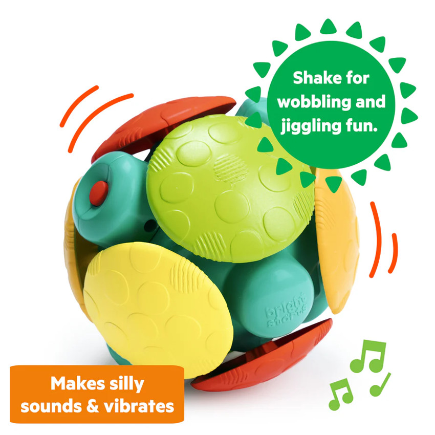 Balle d'activités - Wobble Bobble - Multicolore (Bright Starts) - Image 3