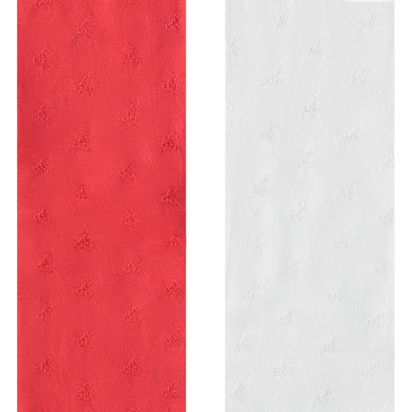 Lot de 2 paires de collants fins avec cerises brodées pour bébé fille 