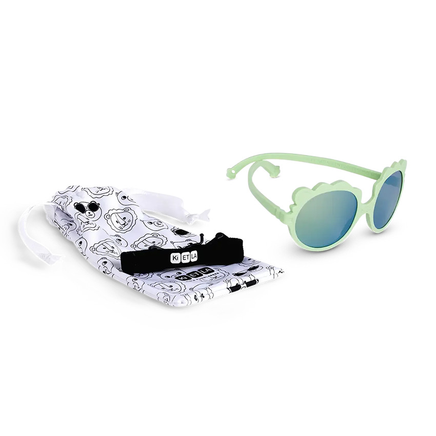 Lunettes de soleil incassables Lion 1-2 ans sauge 