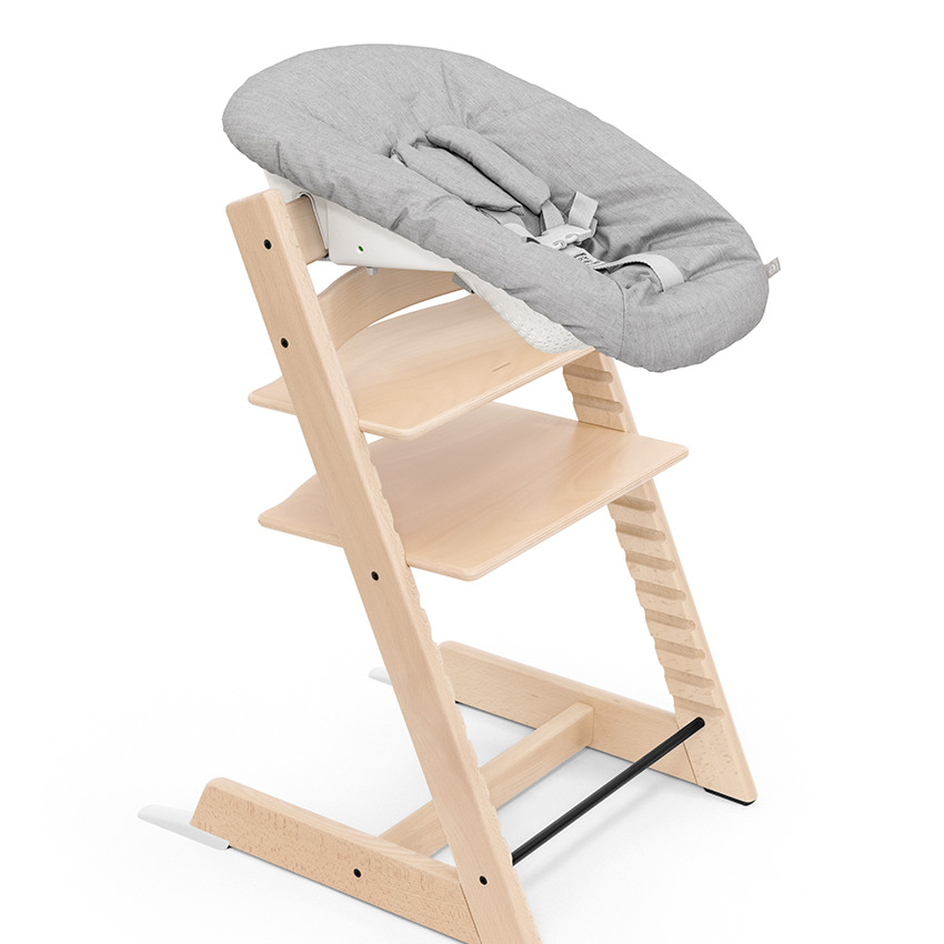 Chaise haute évolutive Tripp Trapp + Babyset et Newborn set - Bois naturel 