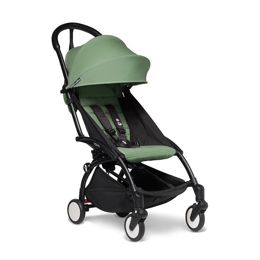 Poussette YOYO² 6+ châssis noir - Peppermint 