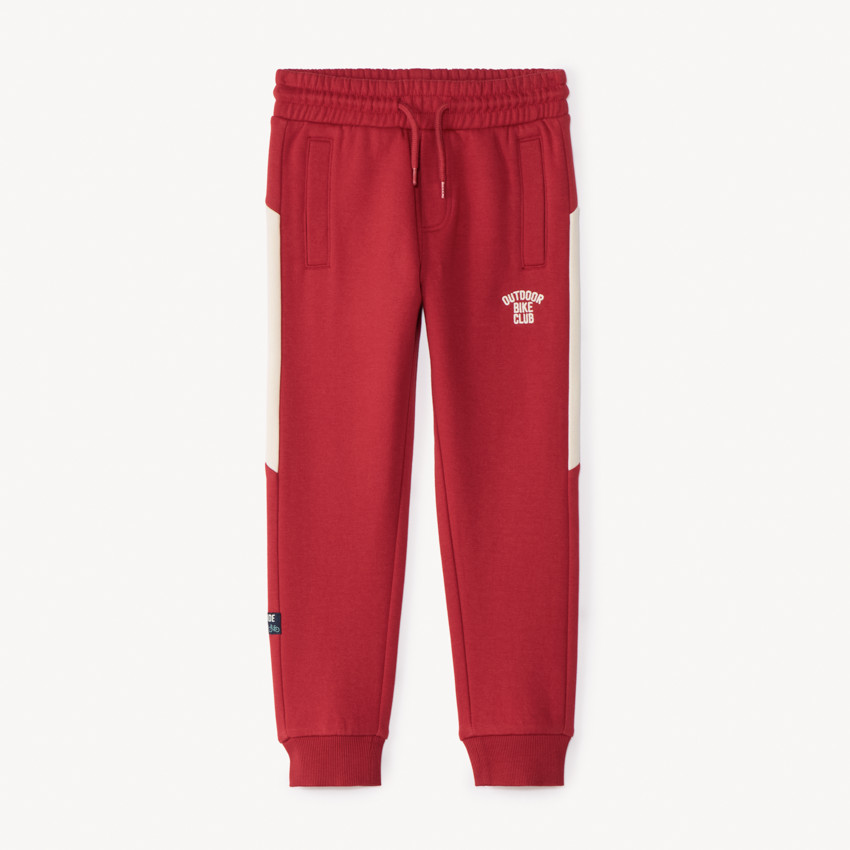 Jogging molleton à bandes pour garçon