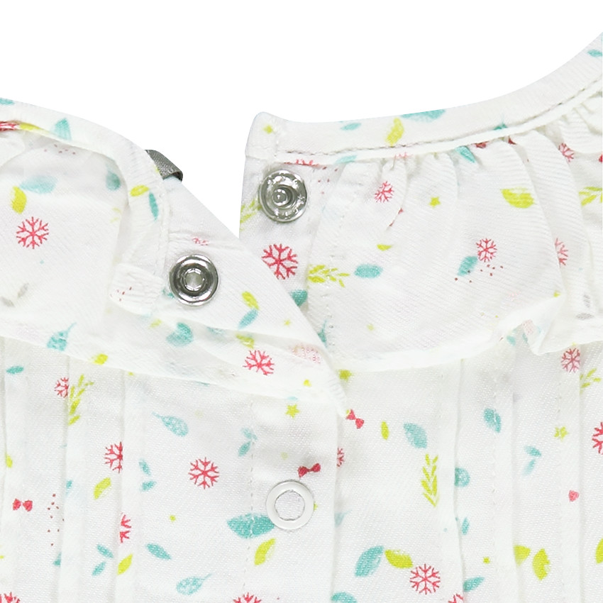 Robe manches longues avec imprimé style liberty 