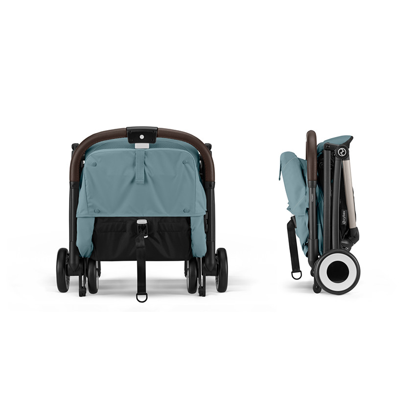 Poussette canne ultra-compacte Orfeo taupe/stormy blue 
