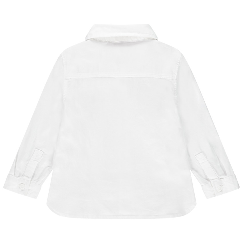 Chemise manches longues à cravate amovible pour bébé garçon 
