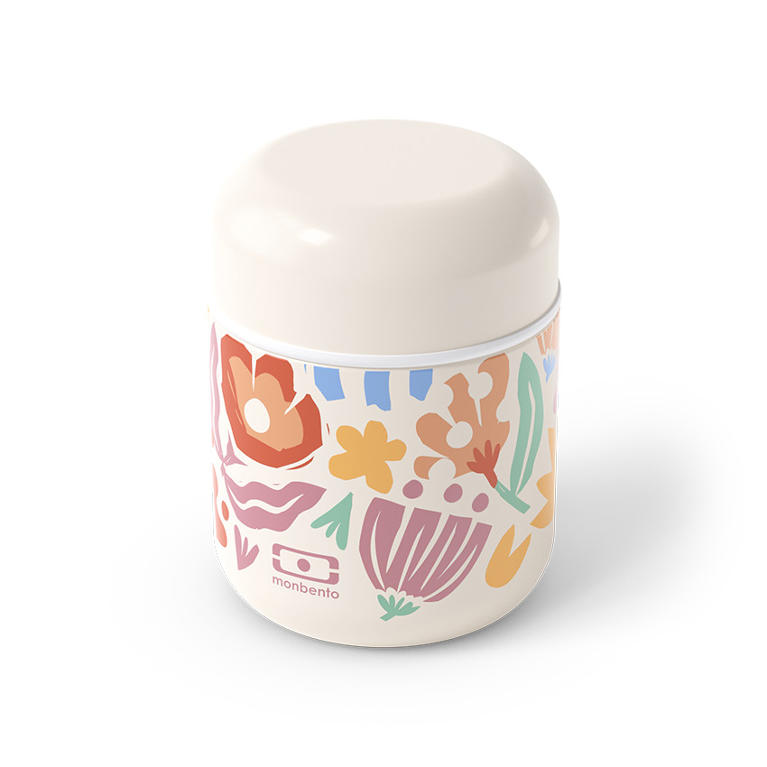 Lunchbox capsule isotherme 280ml Graphic Papercut écru 