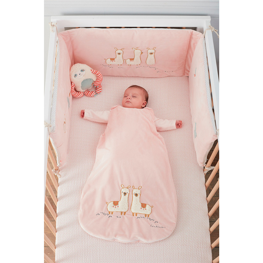 Gigoteuse Veloudoux® 70cm rose - Moris&Sacha  