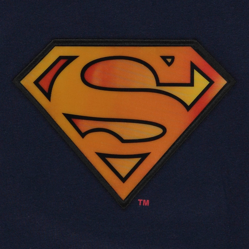 T-shirt manches longues print lenticulaire Superman Warner pour garçon 