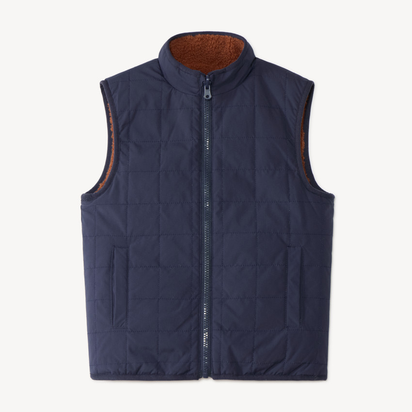 Veste sans manches réversible garçon 