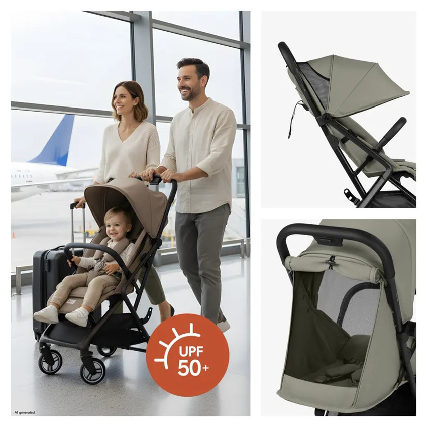 Poussette voyage Fly N Care ultra compact Sage Green 