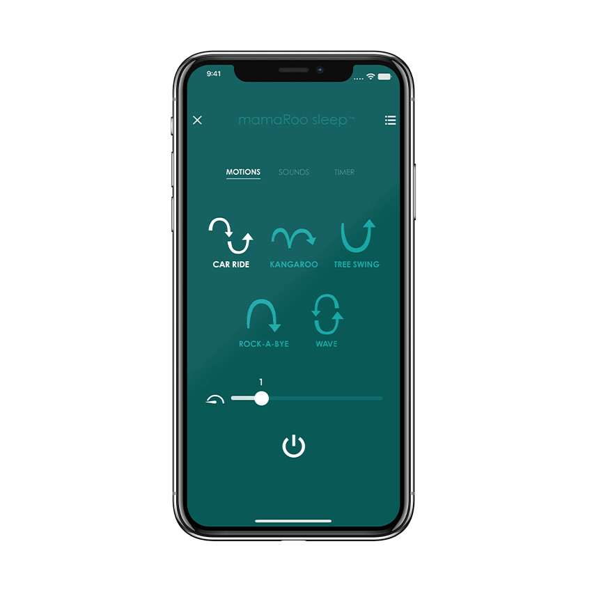 Berceau avec sons et mouvements MamaRoo Sleep + drap 