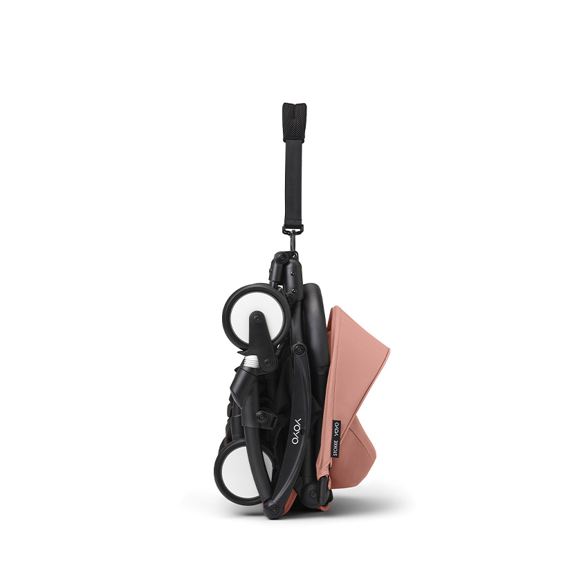 Poussette Stokke® YOYO³ à partir de 6 mois - cadre noir/ginger 