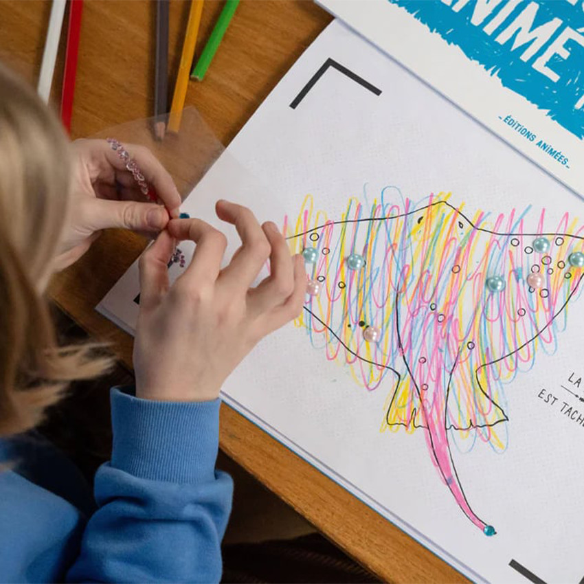 Cahier de dessin animé "La Mer" 