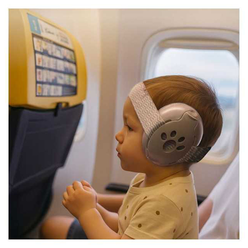 Casque anti-bruit évolutif 0-4ans Beige - Beige (ZAZU) - Image 4