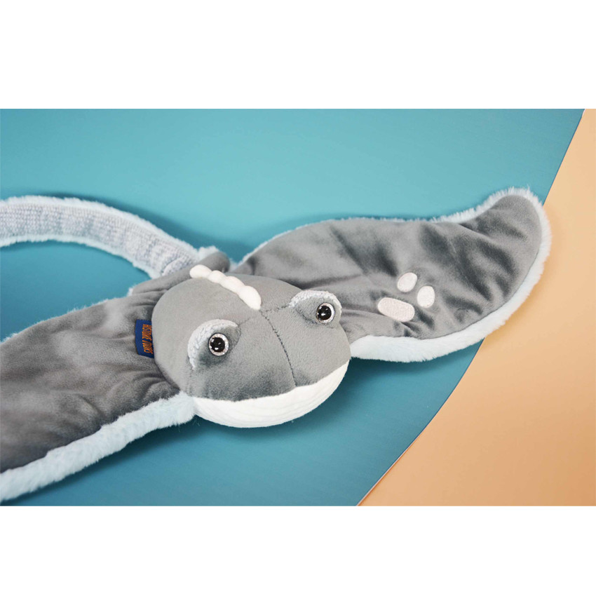 Peluche Trésors Marins raie manta 50 cm 