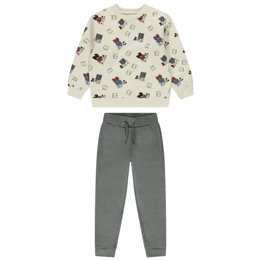 Ensemble 2 pièces sweat imprimé Mickey Disney et jogging pour garçon