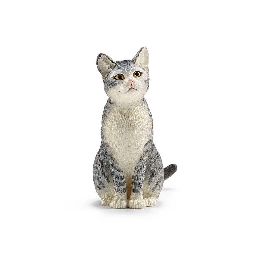 Figurine chat assis 