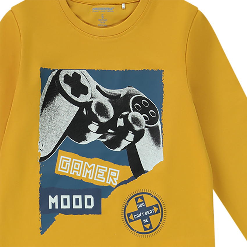 Pyjama en coton print manette pour enfant garçon 