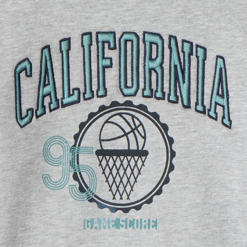 Sweat molleton brodé "California" pour garçon 