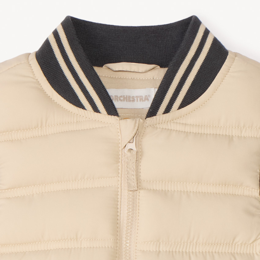 Doudoune sans manches uni pour bébé garçon 