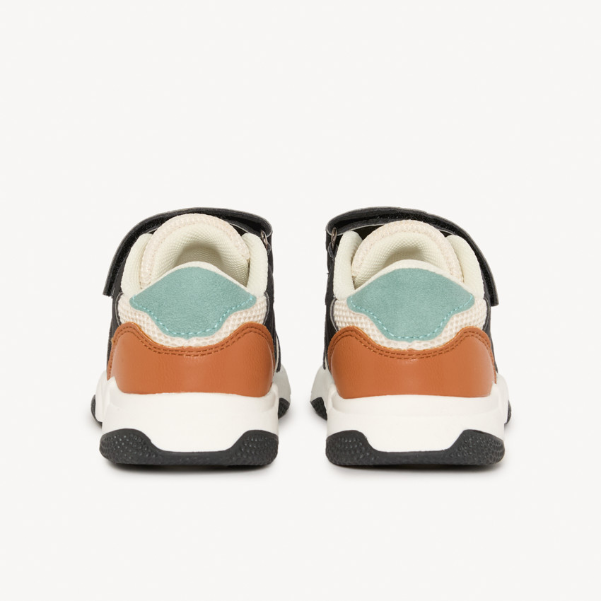 Baskets de sport empiècements contrastés pour bébé garçon 