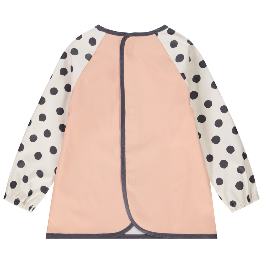 Tablier en toile manches longues imprimé pois et print Minnie Disney pour fille 