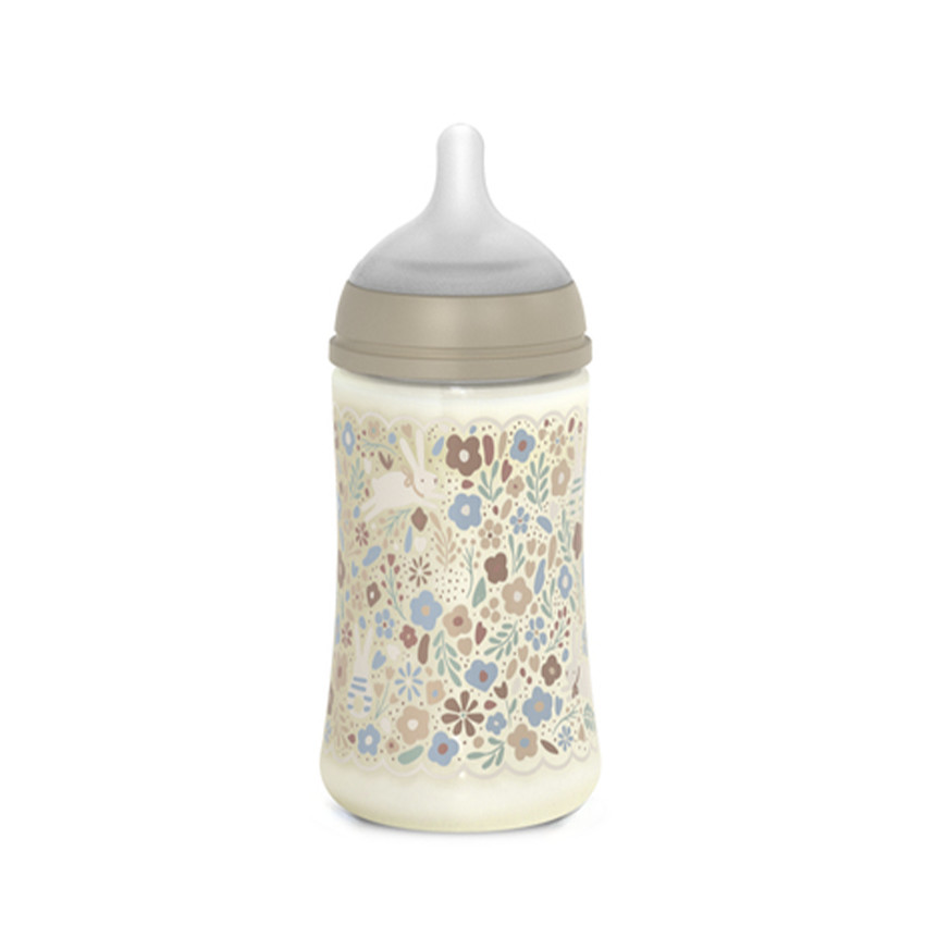 Biberon avec tétine physiologique SX PRO M 270ml Wonderland Liberty Beige 