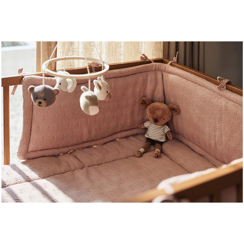Tapis de parc Grain Knit 75x95 cm Wild Rose  