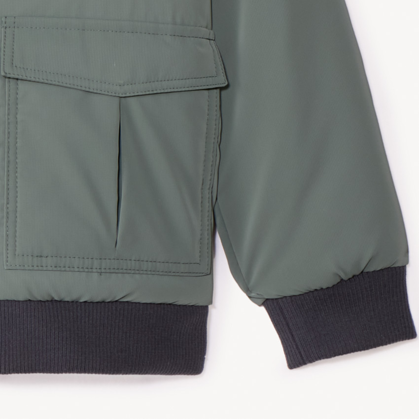 Blouson aviateur avec capuche molleton pour garçon 