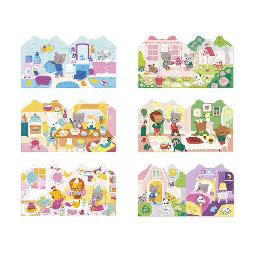 Cahier de stickers La Maison 