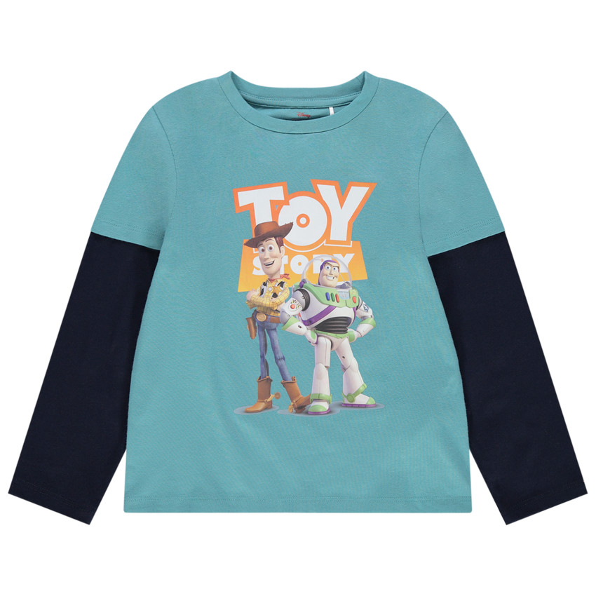 T-shirt manches longues effet 2 en 1 print Toy Story Disney 