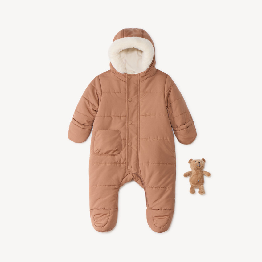 Combi-pilote en microfibre mixte avec doudou (finitions différentes selon l'âge) 