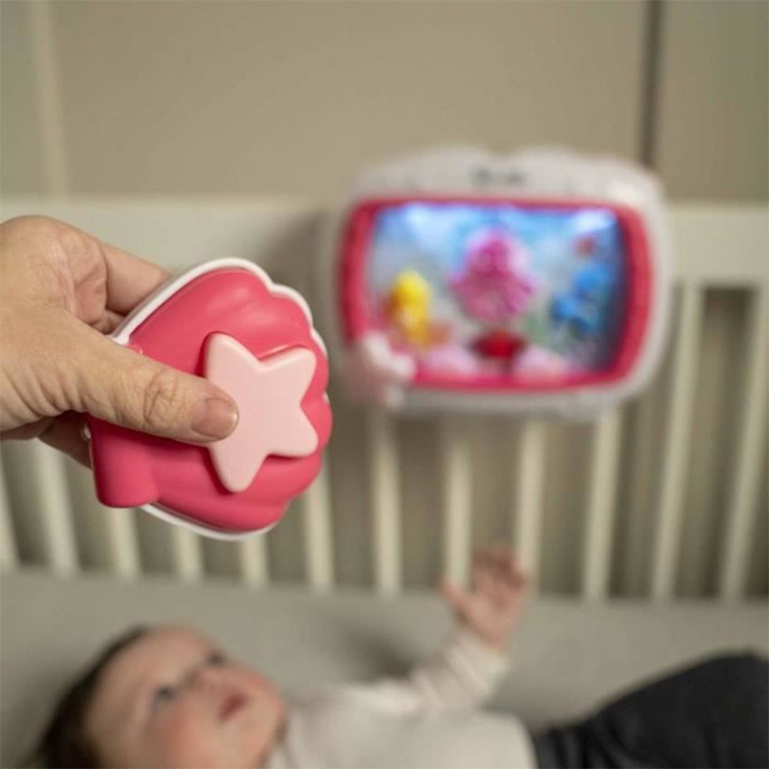 Veilleuse sonore et lumineuse Rêves Marins rose - Blanc (Baby Einstein) - Image 1