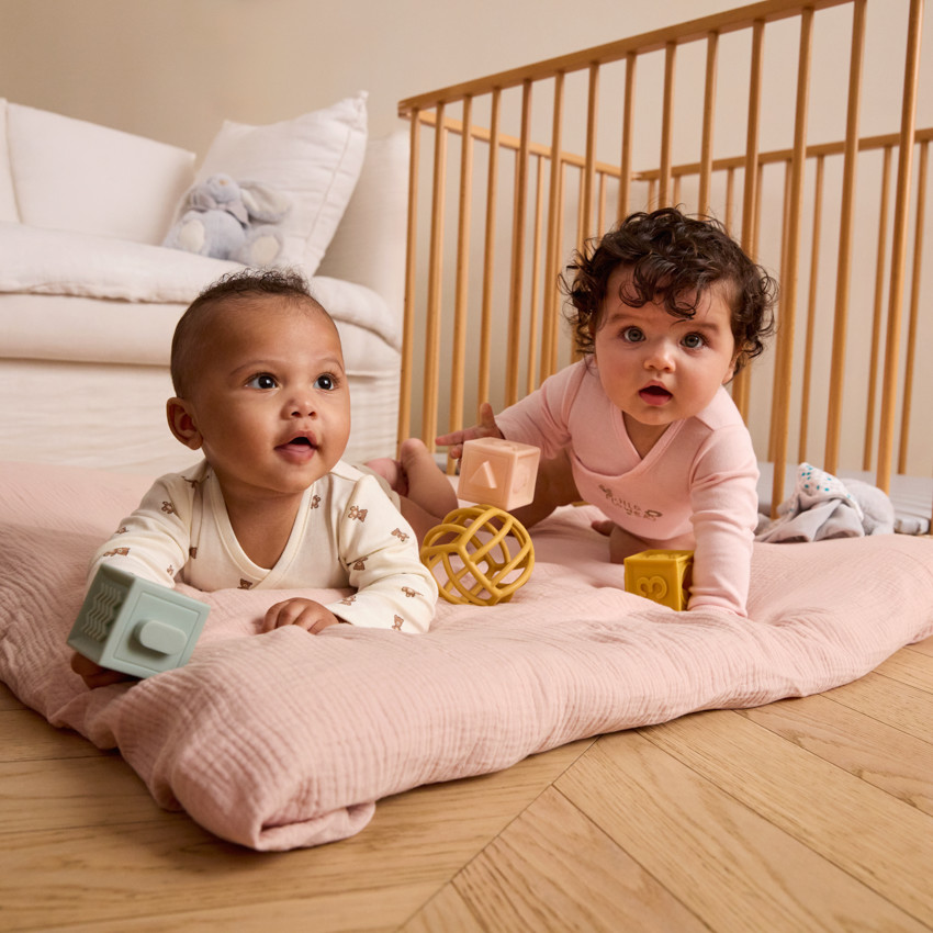 Lot de 2 bodies fantaisie ourson pour bébé  