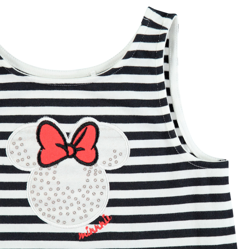 Ensemble avec débardeur rayé et short Minnie Disney 