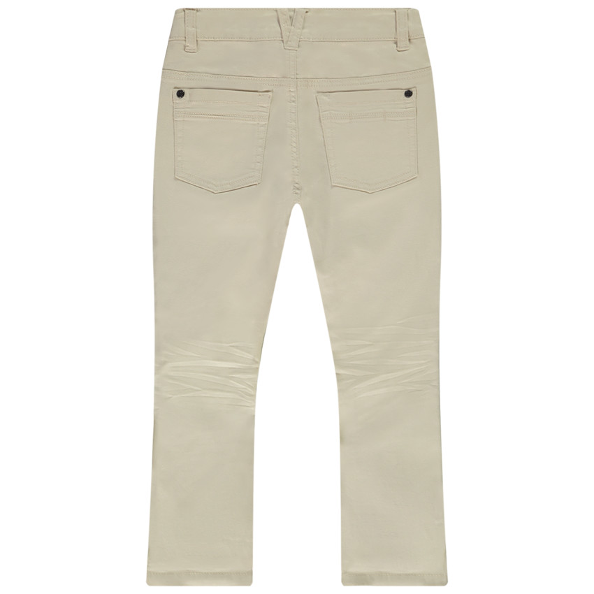 Pantalon slim uni effet crinkle pour garçon 