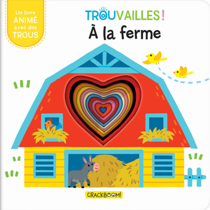 Livre à trous A la ferme 