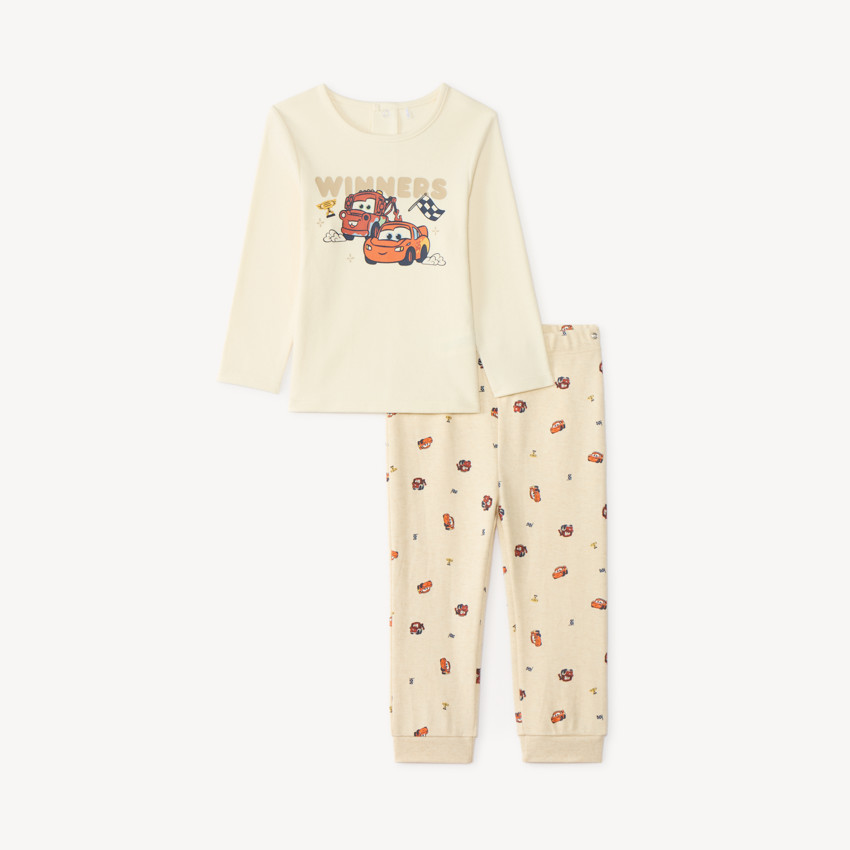 Set pyjama long bébé garçon Flash McQueen Disney-Pixar (finitions différentes selon l'âge) 