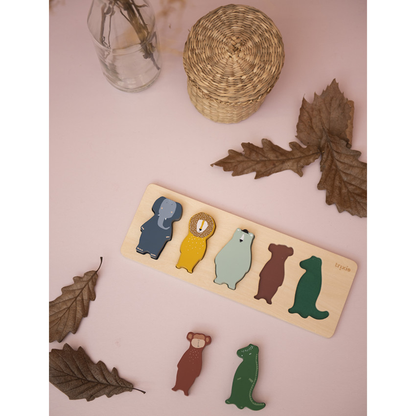 Puzzle de formes en bois 