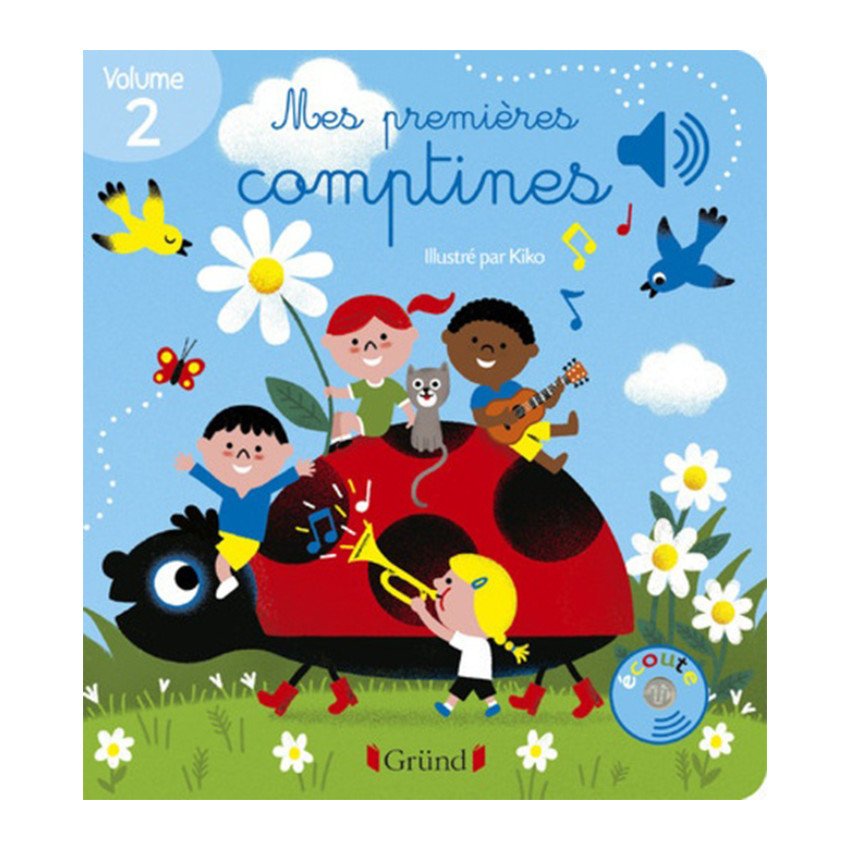 Livre musical - Mes premières comptines Volume 2 Main Livre musical - Mes premières comptines Volume 2