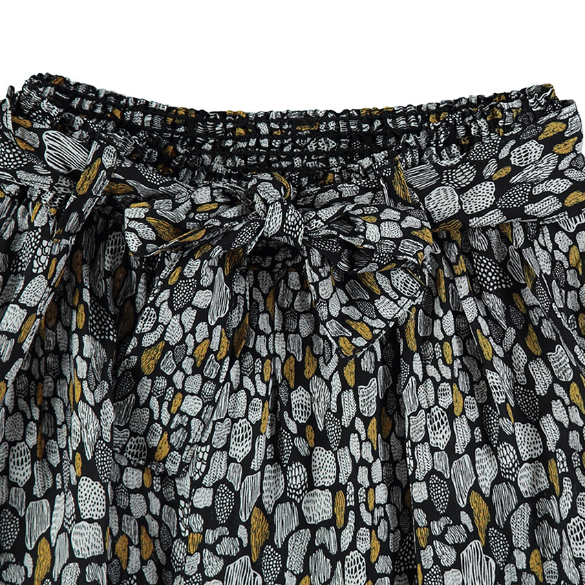 Junior - Pantalon fluide avec imprimé inspiration wax all-over 