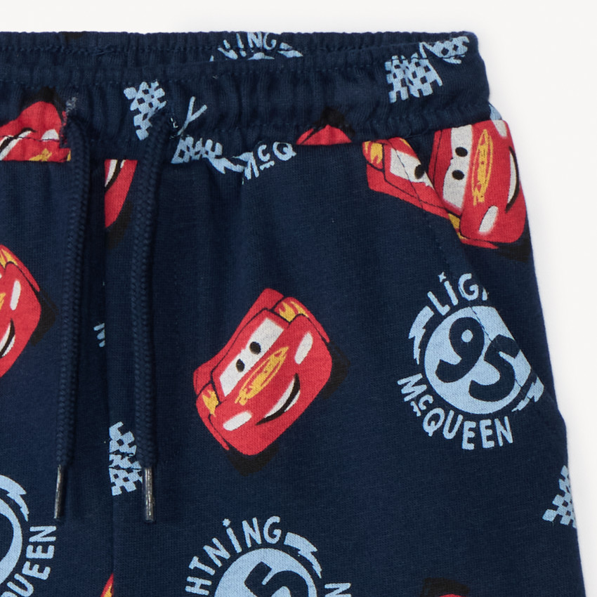 Bermuda molletonné imprimé Flash McQueen Disney-Pixar pour bébé garçon 