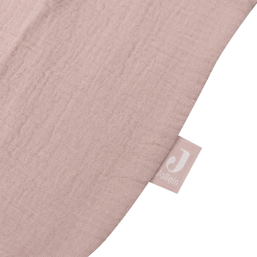 Gigoteuse en gaze de coton unie 110 cm TOG 0.5 wild rose 