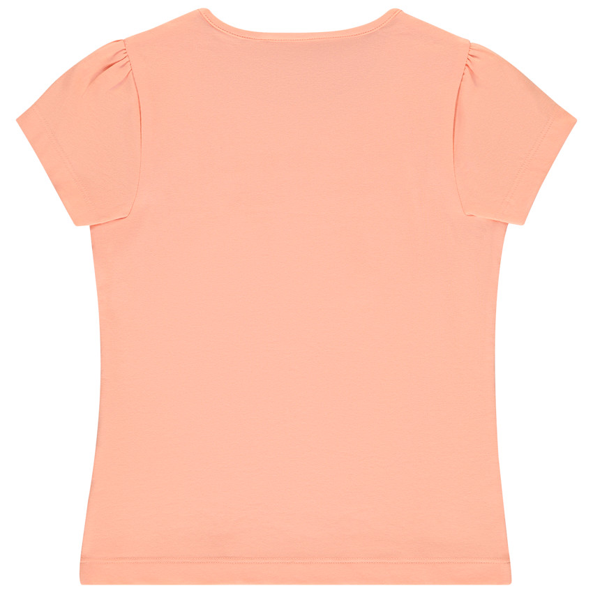 T-shirt manches courtes print fantaisie pour fille  