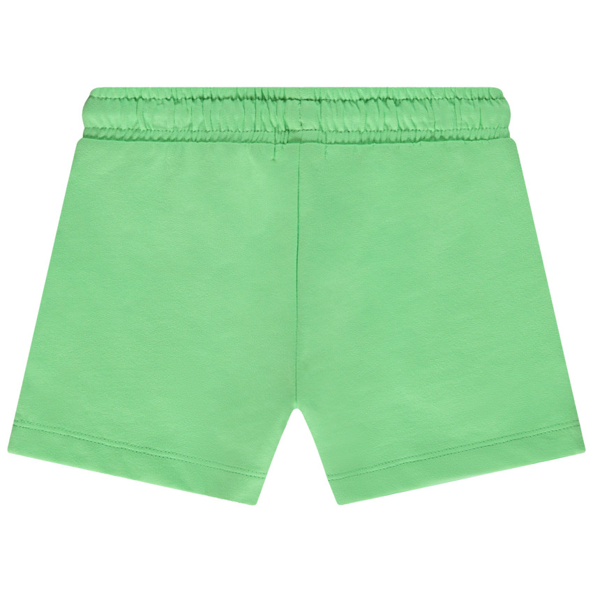 Short uni en molleton print fleur pour fille 
